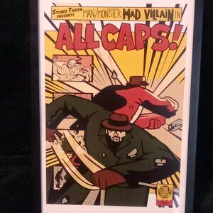 MF DOOM “ALL CAPS” Original 11 x 17 Poster Print